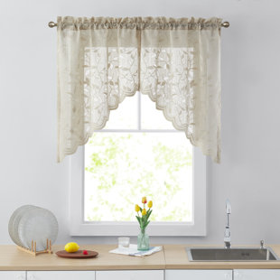 Lace Swags And Valances | Wayfair